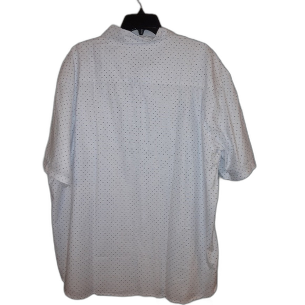 Paper Denim & Cotton 3XL White Print Button Down Shirt